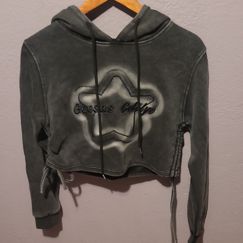 Gray Graphic Hoodie